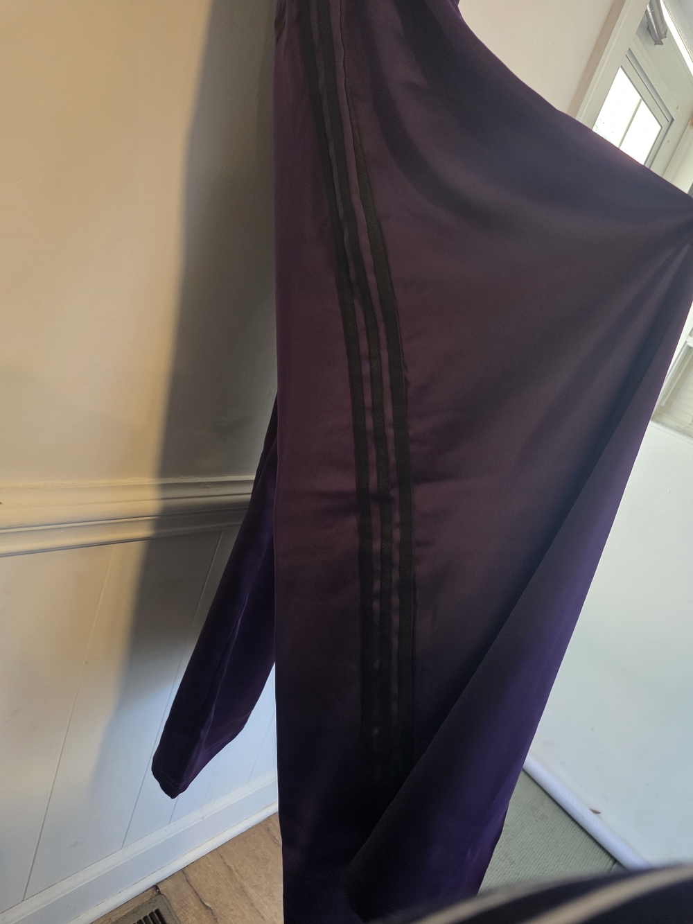 Adidas Purple Satin Pant - Picture 4 of 4